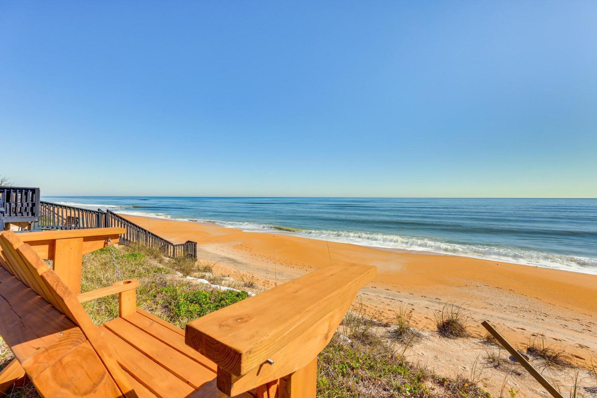 Oceanfront Oasis In Flagler Beach With Deck And Views! 외부 사진