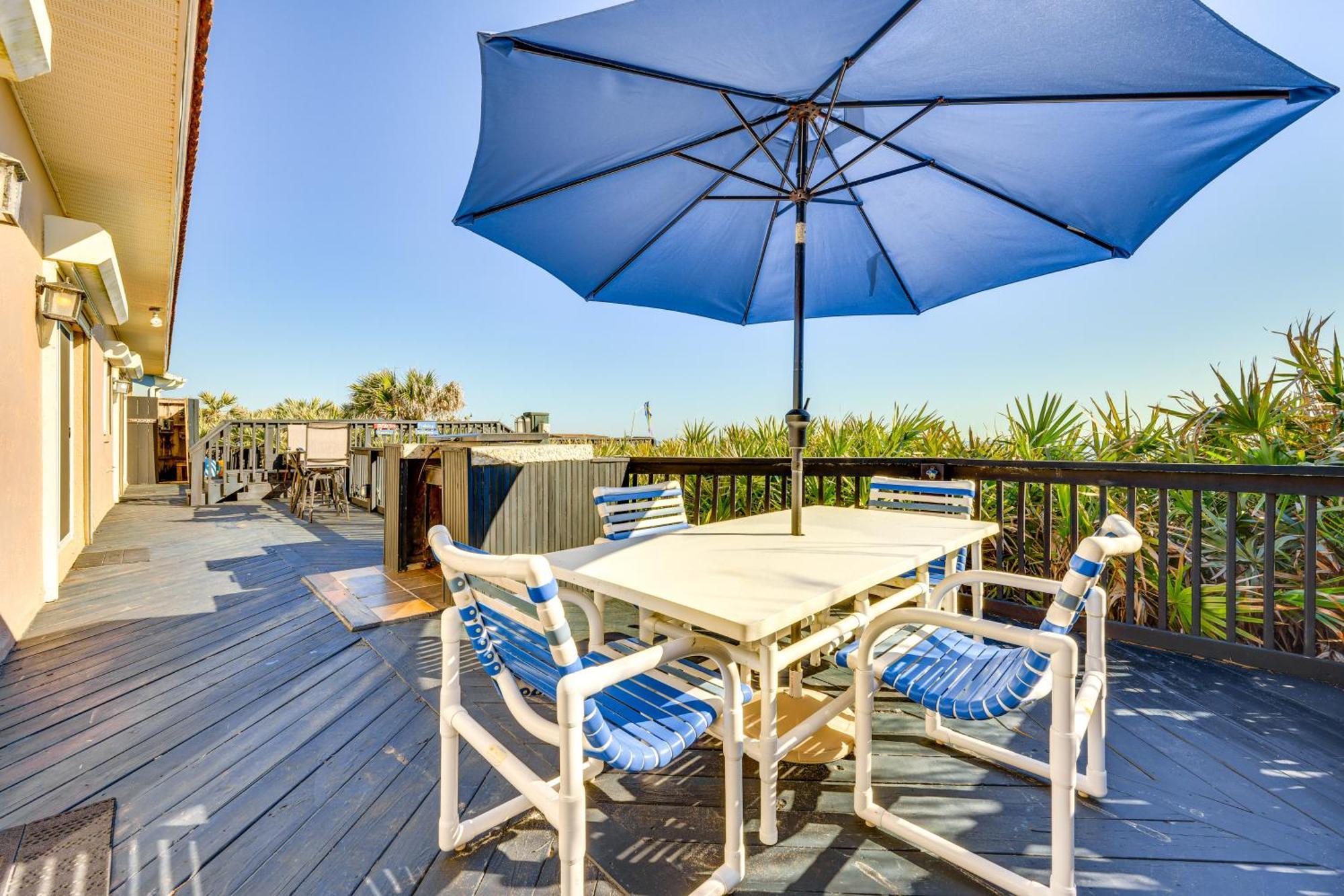Oceanfront Oasis In Flagler Beach With Deck And Views! 외부 사진