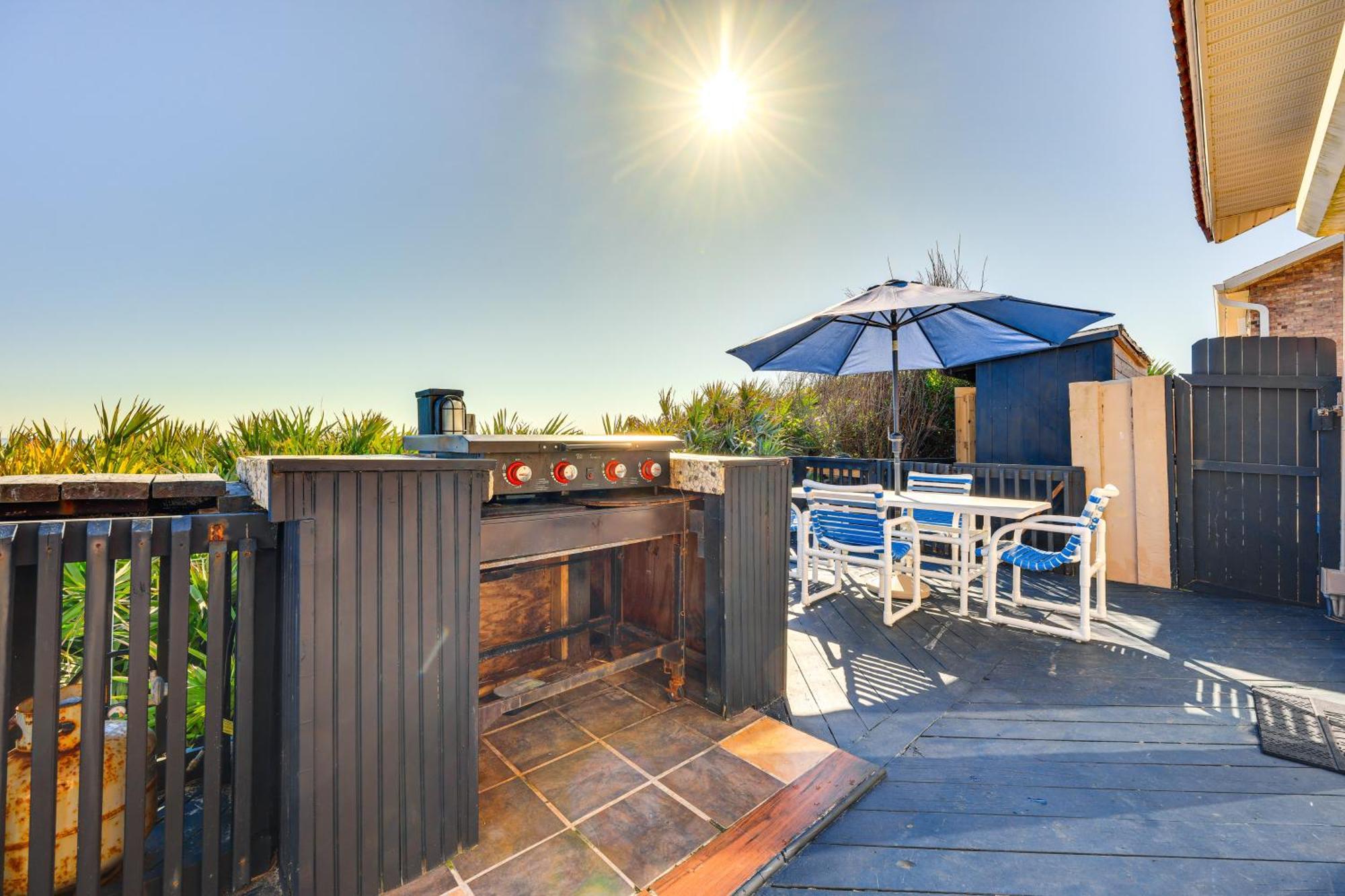 Oceanfront Oasis In Flagler Beach With Deck And Views! 외부 사진