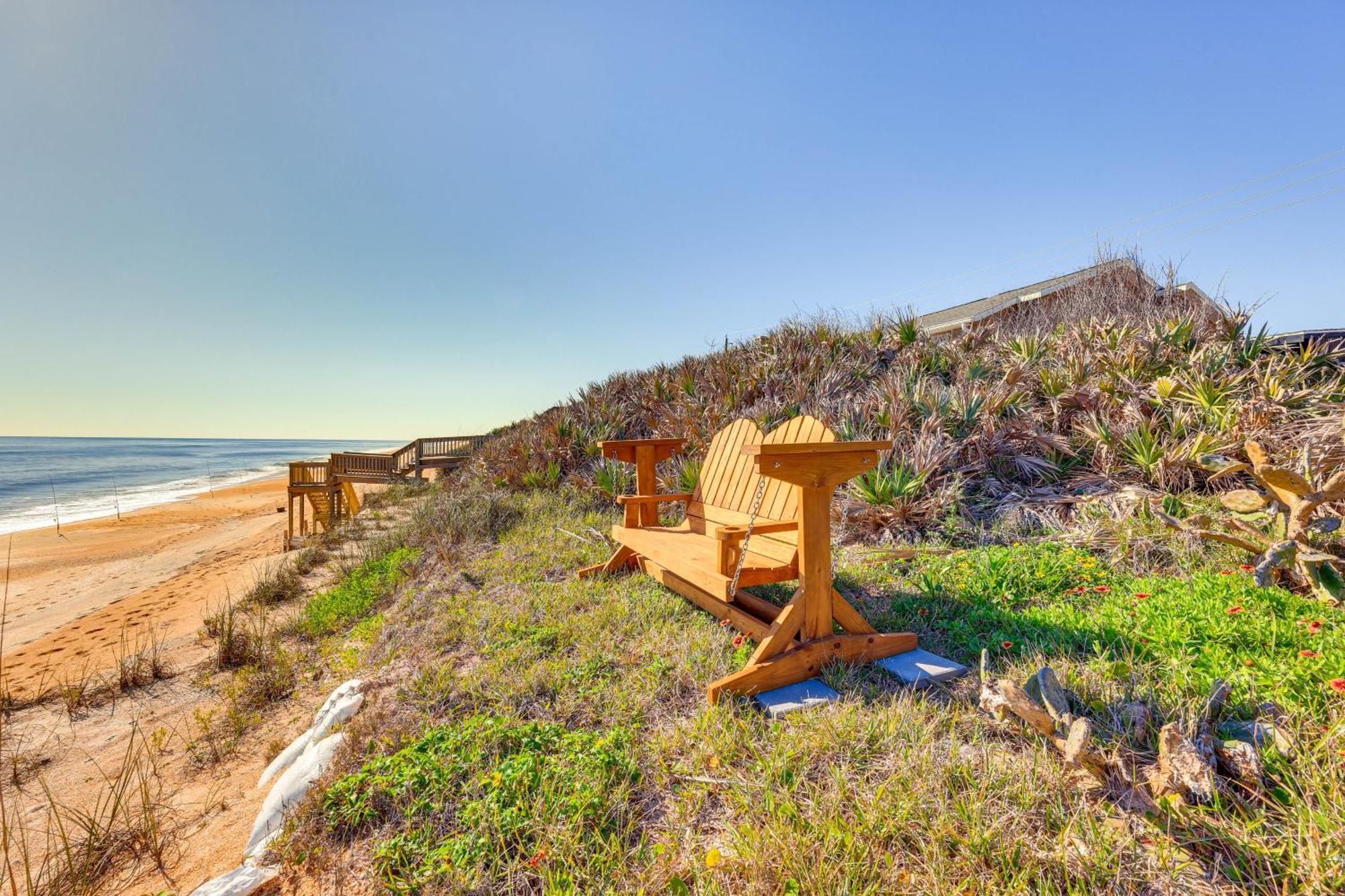 Oceanfront Oasis In Flagler Beach With Deck And Views! 외부 사진