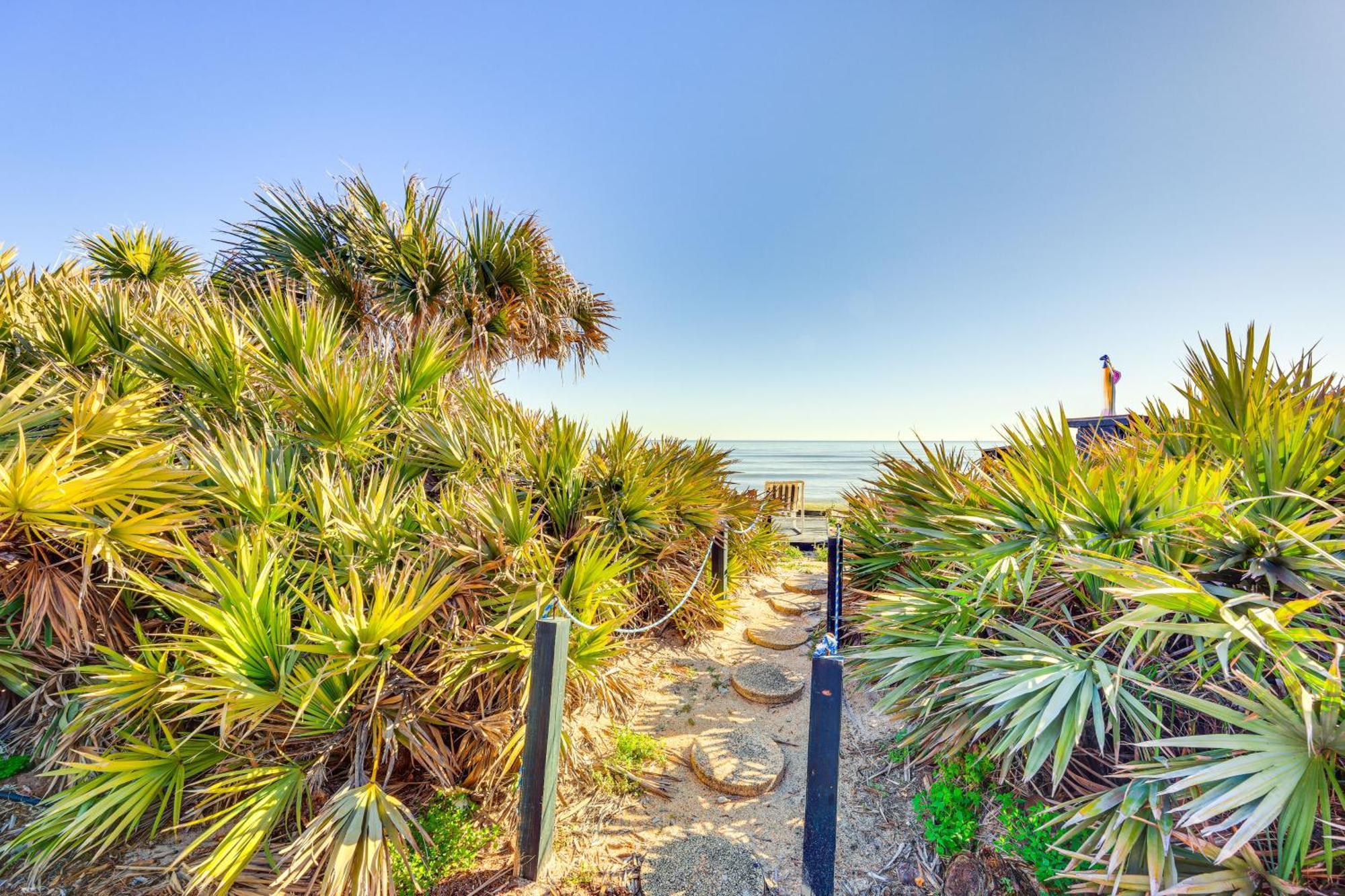 Oceanfront Oasis In Flagler Beach With Deck And Views! 외부 사진