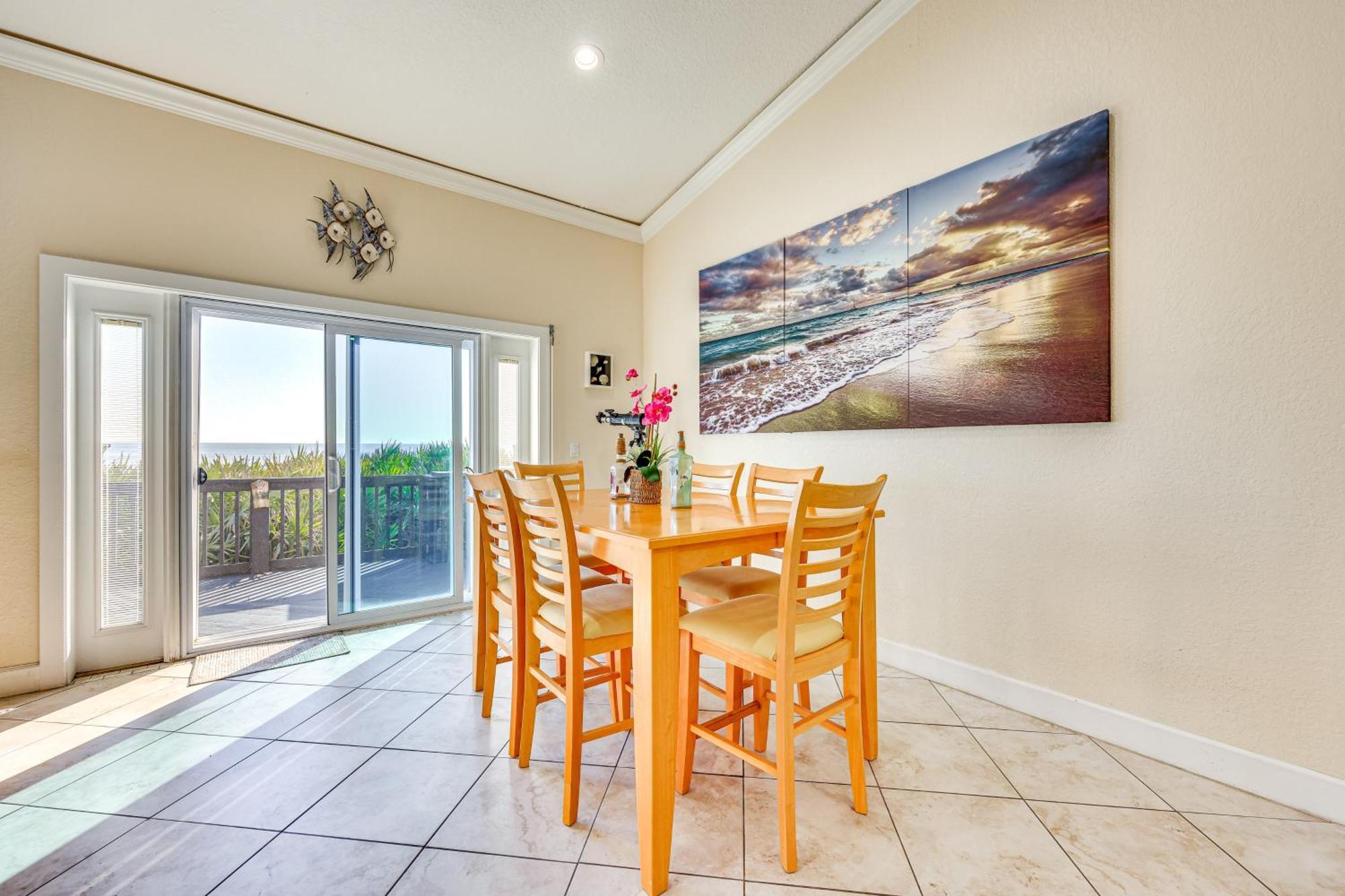 Oceanfront Oasis In Flagler Beach With Deck And Views! 외부 사진
