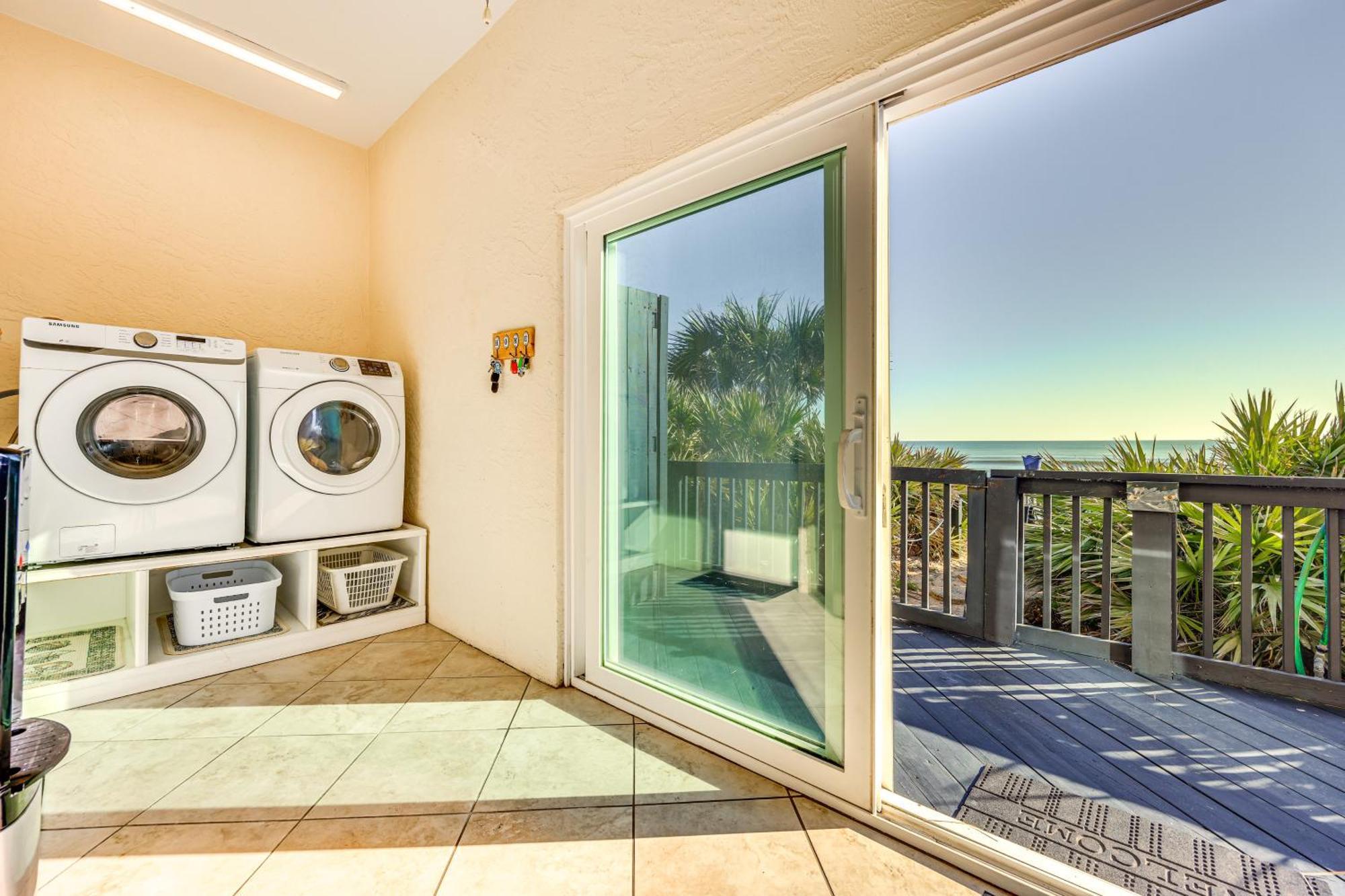 Oceanfront Oasis In Flagler Beach With Deck And Views! 외부 사진